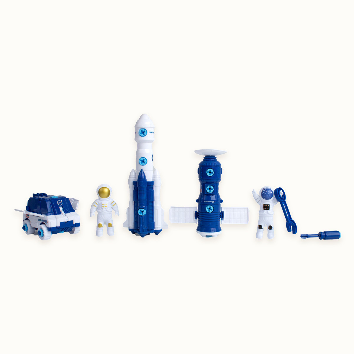 Space NASA Playset Station Shuttle SPACE ブリキ 宇宙ステーション