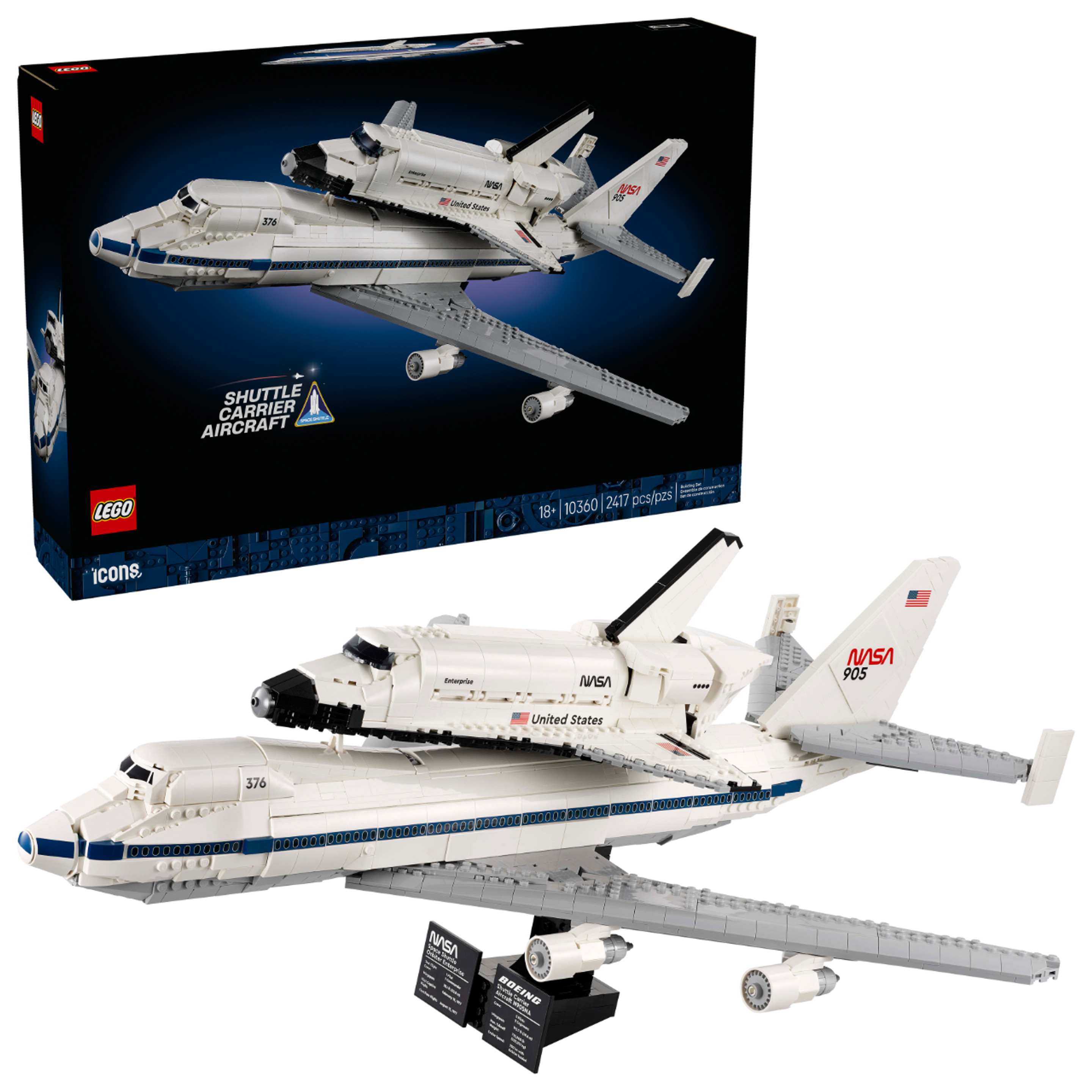 LEGO® Icons Shuttle Carrier Aircraft