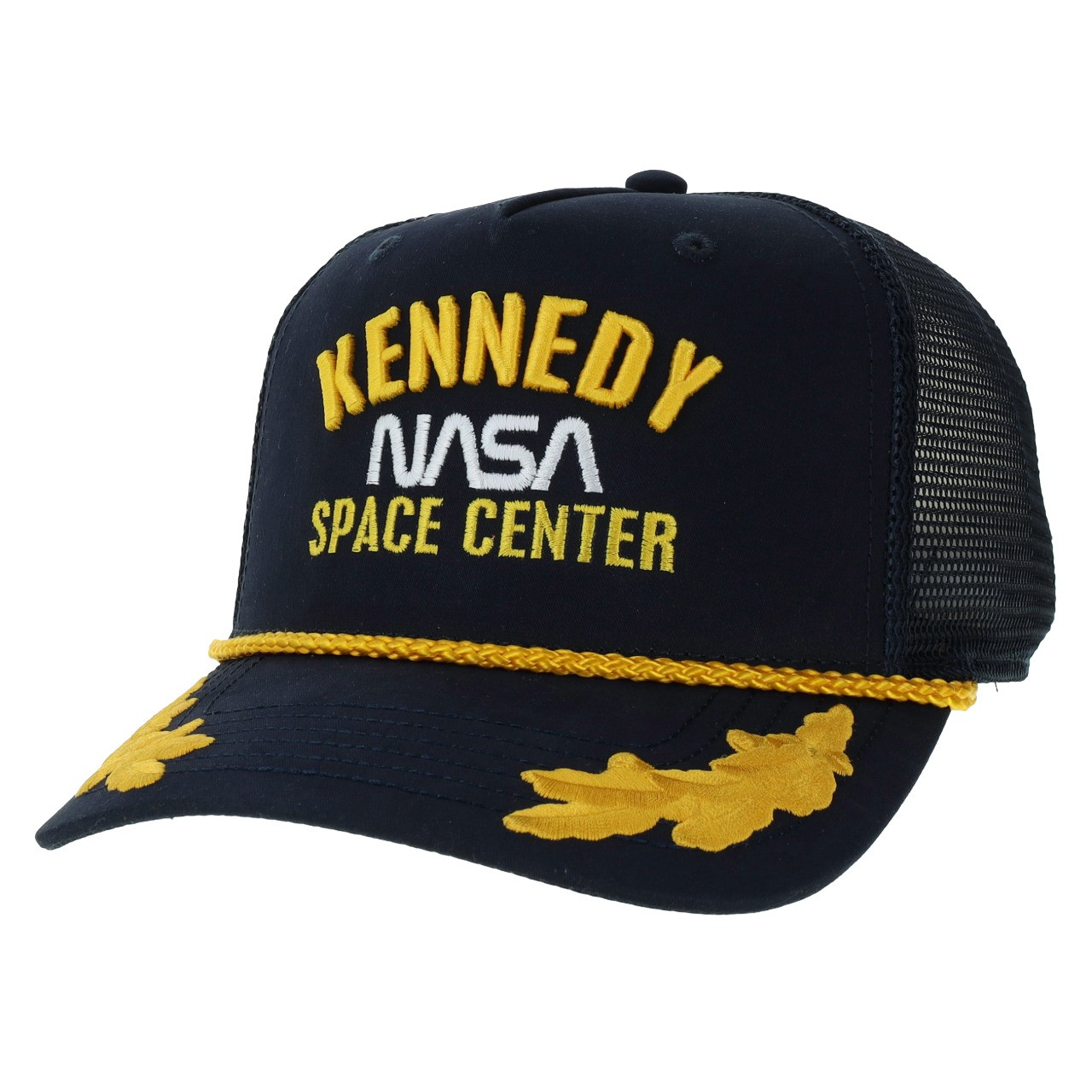 Kennedy Space Center LC-39 Gold Rope Admiral Hat - Kennedy Space