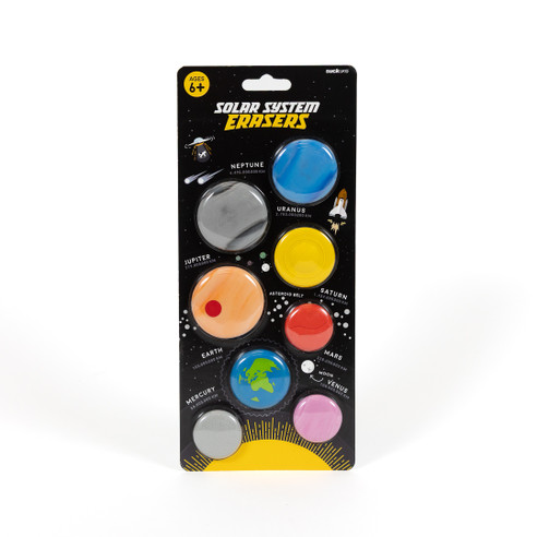 Solar System Erasers Front