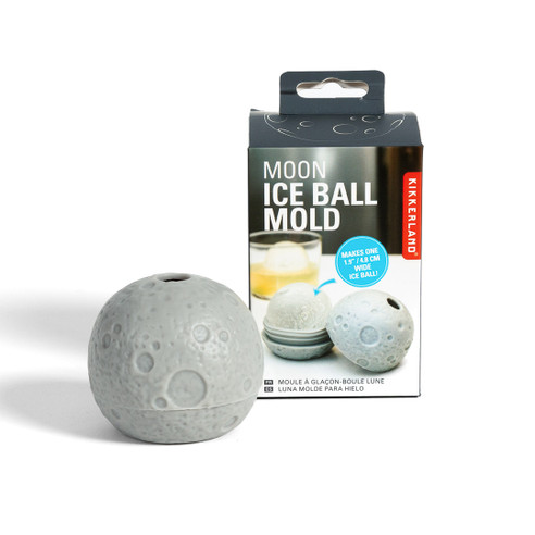 Moon Shaped Ice Ball Mold with Package