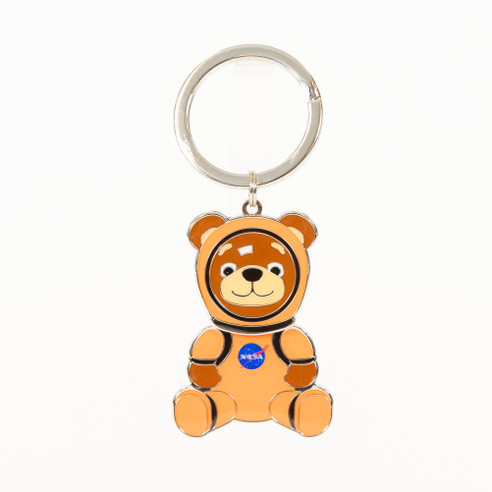 Astronaut Teddy Bear Key Chain Front