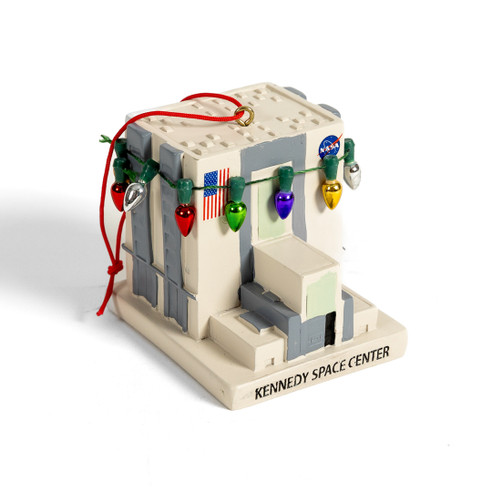 Vehicle Assembly Building Ornament Side