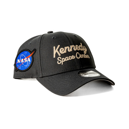 Kennedy Space Center Chain Stitch Hat Steel Front