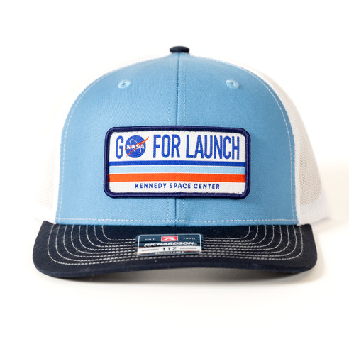 Go For Launch Hat Blue Front