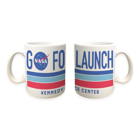 Go For Launch Mug White Full View