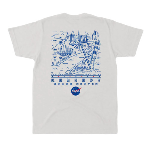Kennedy Space Center Aerial T-Shirt Back
