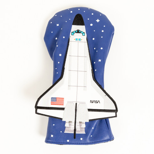 Pins & Aces NASA Space Shuttle Golf Driver Cover Front