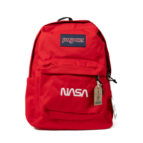 Jansport SuperBreak® NASA Worm Backpack Red Tape Front Jansport SuperBreak® NASA Worm Backpack Red Tape Front