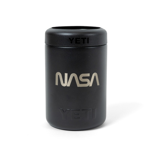 YETI Rambler® 12 oz Colster® Can Cooler NASA Worm Black Front