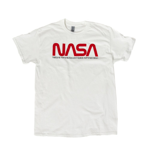 NASA Worm Tee White