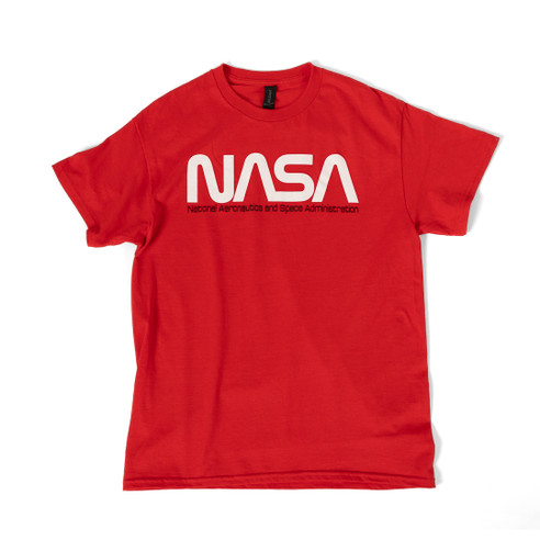 NASA Worm Tee Red
