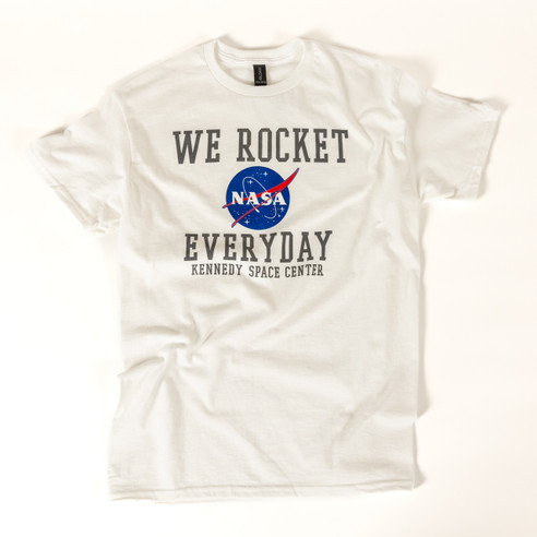 We Rocket Everyday Tee White