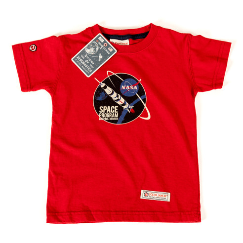 Youth Space Program Tee Heritage Red