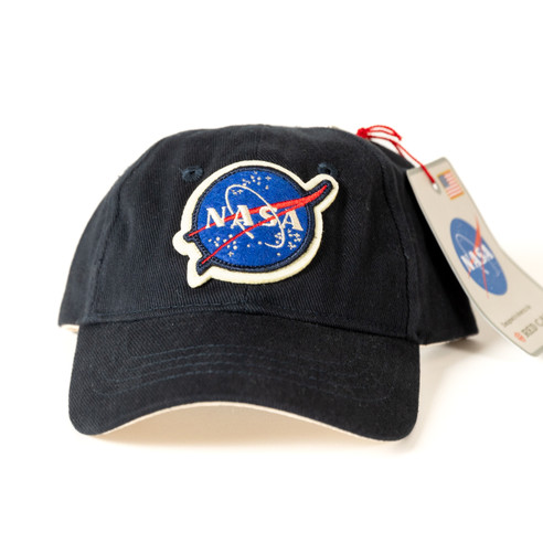 Youth NASA Logos Hat Navy Front