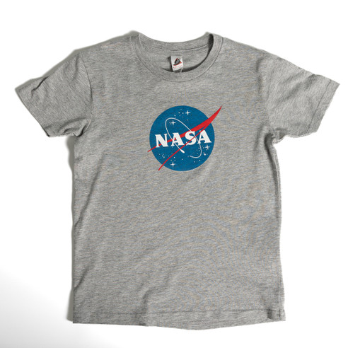 Youth NASA Basic Meatball Tee Athletic Gray