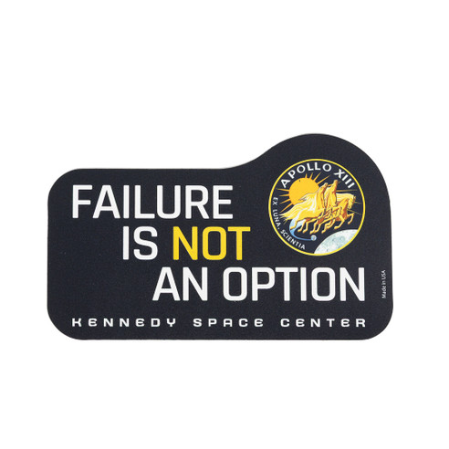 Failure Is Not An Option Die Cut Car Magnet Failure Is Not An Option Die Cut Car Magnet