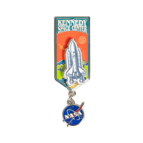 Shuttle & NASA Meatball Dangle Pin