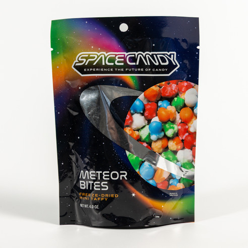 Space Candy Freeze Dried Meteor Bites Front Space Candy Freeze Dried Meteor Bites Front