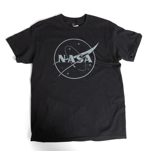 Value NASA Meatball Tee Tonal Black Front Value NASA Meatball Tee Tonal Black Front