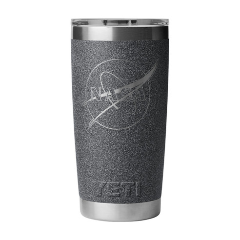 YETI Rambler® 20 oz Tumbler NASA Meatball Black Stone