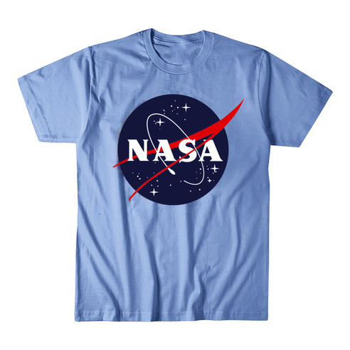 Basic NASA Meatball Tee Light Blue Basic NASA Meatball Tee Light Blue