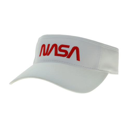 NASA Worm Cool Fit Visor White NASA Worm Cool Fit Visor White