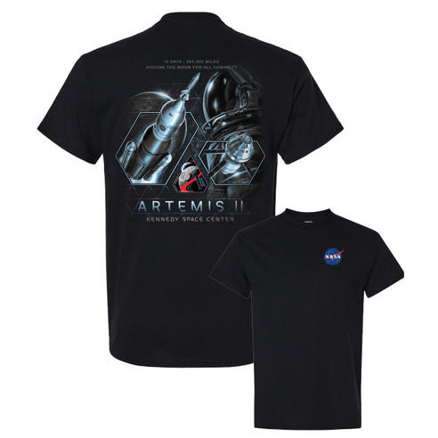 Artemis II Limited Edition Launch Day Tee Stacked