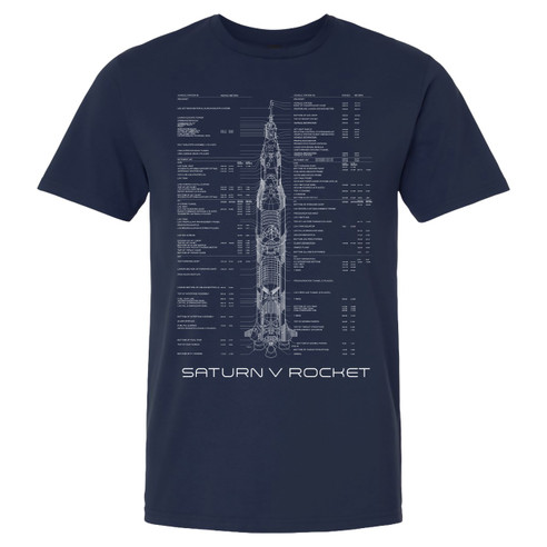 Architee Saturn V Tee Navy