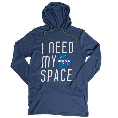 I Need My Space Long Sleeve Hoodie Tee Arctic (1)