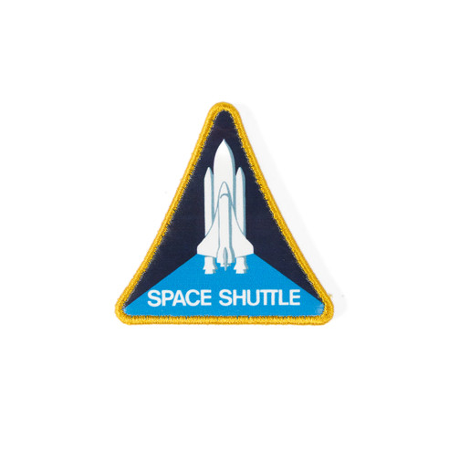 Space Shuttle Embroidered Patch Magnet