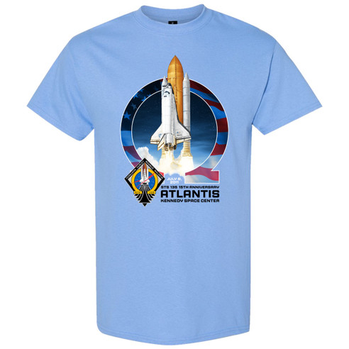 STS-135 Space Shuttle Atlantis 15th Anniversary Limited Edition Tee (1)