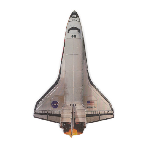 Jumbo Foil Shuttle Atlantis Magnet(1)