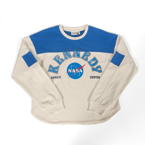 Women's Kennedy Space Center Arched Whimsey Crew Sweatshirt (1)