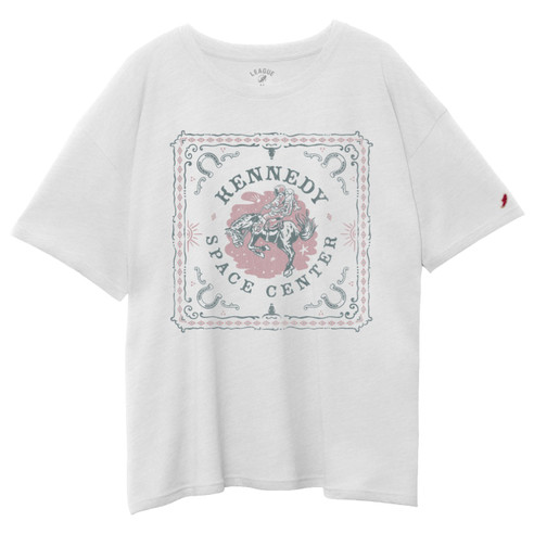 Women's Space Cowboy Oversized Tee Heather Canvas