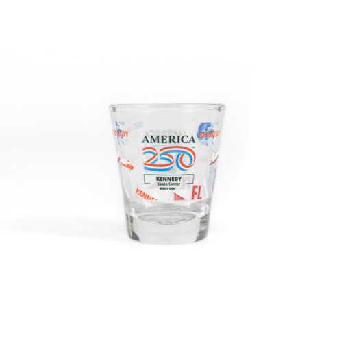 Kennedy Space Center America 250 Shot Glass (1)