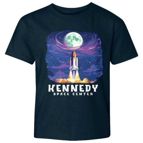 Youth Fluorescent Shuttle Tee Navy