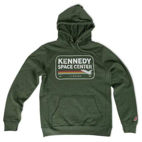 Kennedy Space Center Space Shuttle Hoodie Hunter Green (1)