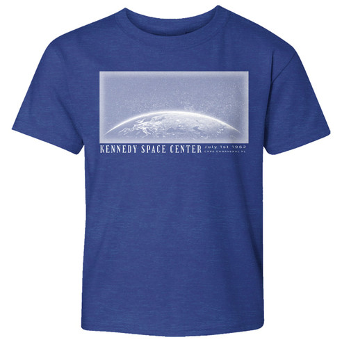 Youth Kennedy Space Center Under Cover Tee Heather Royal