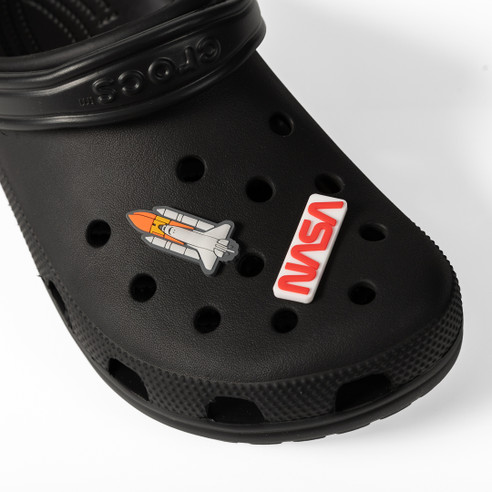 NASA Worm & Shuttle Shoe Charms (1)