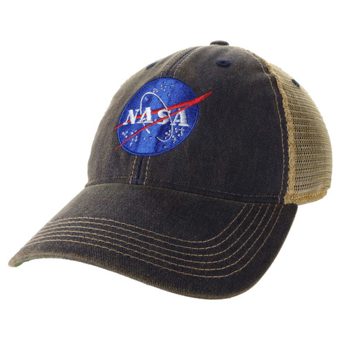 NASA Meatball Old Favorite Trucker Hat Navy