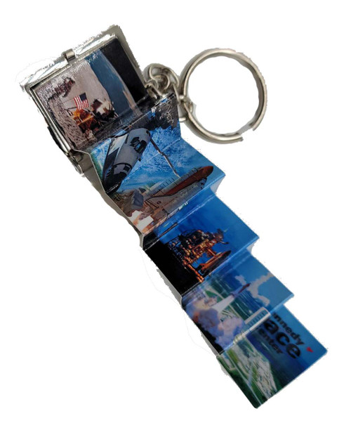 Kennedy Space Center Spinning Icons Dice Key Chain