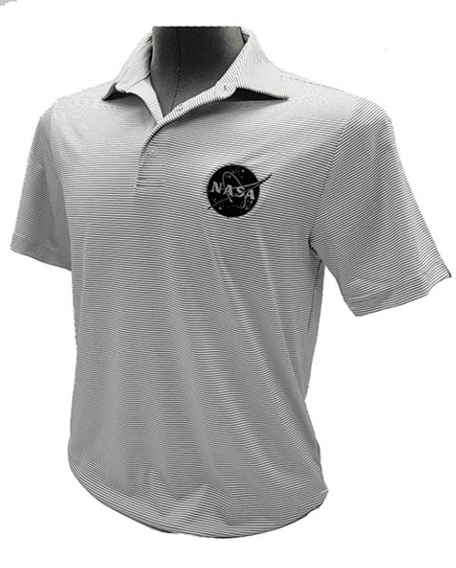 Under Armour 'Meatball' Golf Polo - White Stripes