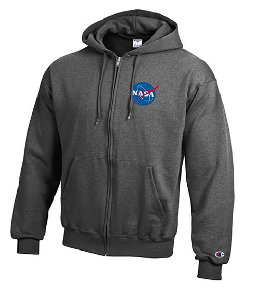 I Need My Space Zip Up Hoodie Granite