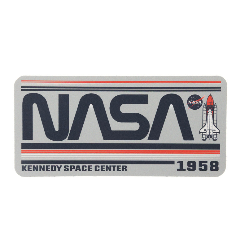 NASA WORM with Shuttle Sticker