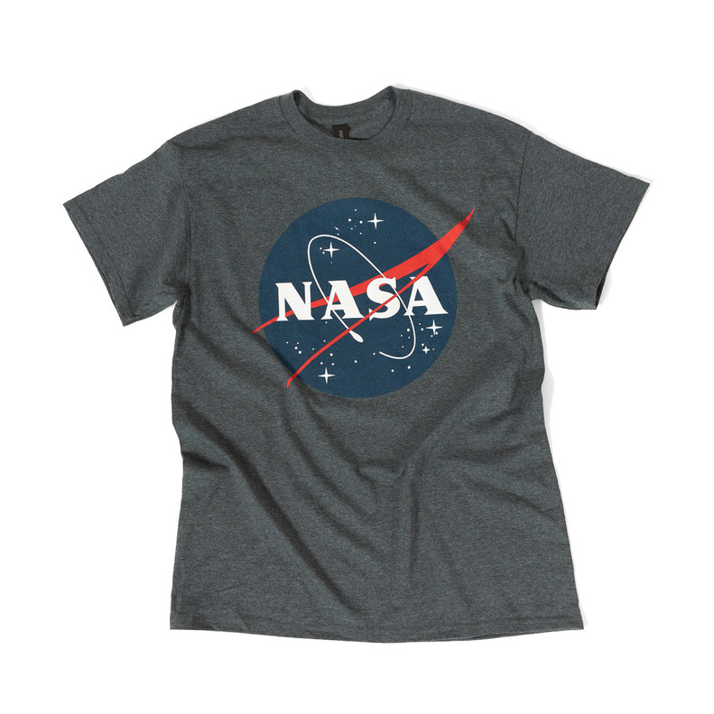 Basic NASA Meatball Tee Charcoal