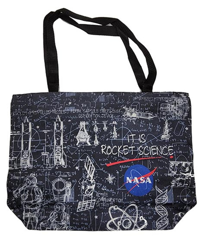 rocket science tote bag
