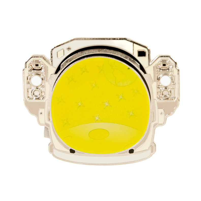 Astronaut Helmet Iridescent Pin