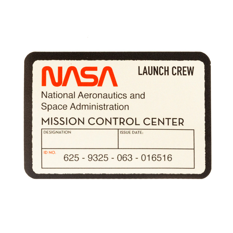 NASA Launch Crew Sticker