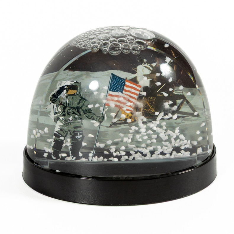 Man On The Moon Retro Snowglobe Man On The Moon Retro Snowglobe